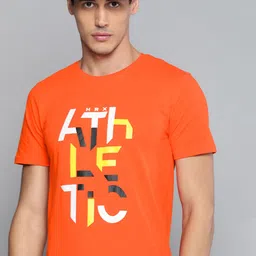 HRX By Hrithik Roshan Lifestyle Men Oxy Fire Bio-Wash Typography Tshirts-picture-39