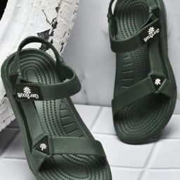 Woodland Men's Olive Floater Sandals-picture-24