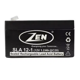 Zen SMF VRLA Battery 1.2 Ah 12 V Black Rechargeable, Zen_SLA 12-1-picture-32