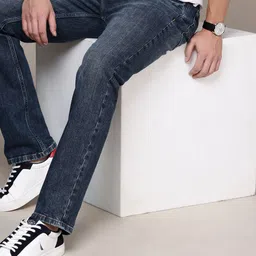 Nautica Men Straight Fit Heavy Fade Stretchable Jeans-image-69