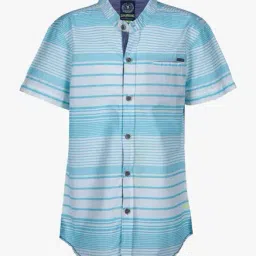 Superyoung Kids Blue Striped Shirt-picture-10