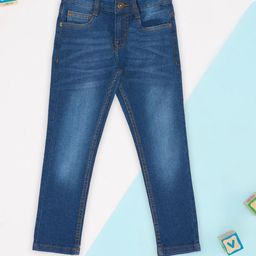 Pantaloons Junior Boys Regular Fit Mid-Rise Low Distress Light Fade Jeans-picture-29