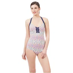 Amante Halter Neck One Piece - Multi-Color-picture-10