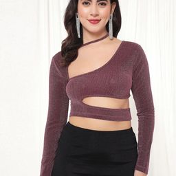 TANDUL PU Coated Crop Top-picture-15
