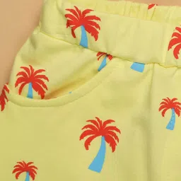 V-Mart Girls Floral Printed Mid-Rise Cotton Shorts image 3