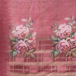 Saree mall Grey & Maroon Printed Saree image 4