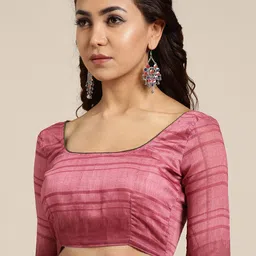 Saree mall Grey & Maroon Printed Saree image 5