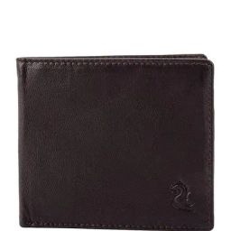 Kara Dark Brown Solid Leather Bi-Fold Wallet-picture-7