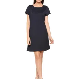 Solly by Allen Solly Navy Regular Fit Above Knee Dress-picture-42