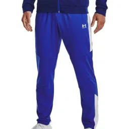 Under Armour Blue Loose Fit Striped Sports Joggers-picture-24