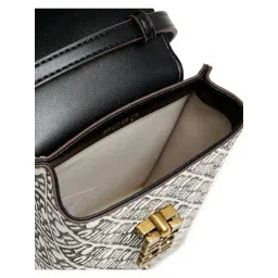 BCBG White Printed Sling Handbag image 5