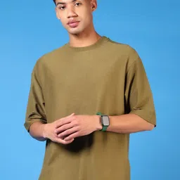 V-Mart Men Drop-Shoulder Sleeves Applique T-shirt-picture-23