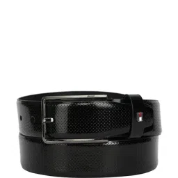 Tommy Hilfiger Black Formal Leather Belt for Men-image-97