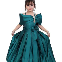 PRENA FASHION Girls Green Dresses-image-69
