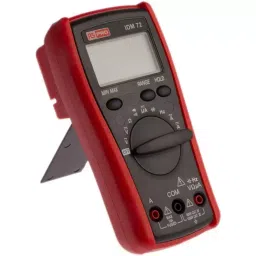 RS PRO IDM72 Handheld Digital Multimeter, True RMS, 10A ac, 10A dc , 750V ac 1446603 (Each of 1 Kit) image 4