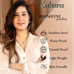 Rubans Voguish Women Gold-Plated Link Bracelet image 3