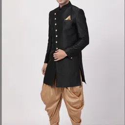 JBN Creation Mandarin Collar Sherwani image 5