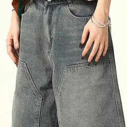 StyleCast Men Relaxed Fit Below Knee Denim Shorts image 4