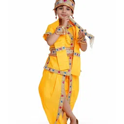 Kaku Fancy dresses Kids Krishna Costume Kurta With Dhoti Pants & Accessories-picture-43