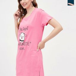 Christy World Women Pack Of 2 Printed Extended Sleeves T-shirt-picture-23