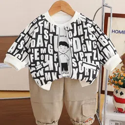 StyleCast x Revolte Boys Printed T-shirt with Shirt & Trousers Clothing Set-picture-47