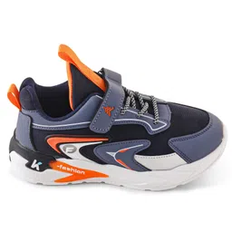 Pine Kids Sneakers Shoes with Velcro Closure- Blue image 4