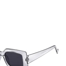 AUGEN Unisex Black Lens & Black Rectangle Sunglasses with image 3