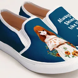THE QUIRKY NAARI Women Printed Slip-On Sneakers image 4