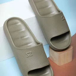 Columbus Men's Olive Slides image 1