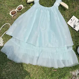 StyleCast x Revolte Girls Floral Emboridered Shoulder Straps A-Line Dress-picture-22