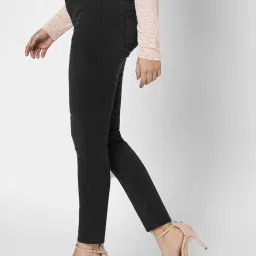 Vero Moda Grey Blended Skinny Fit High Rise Jeans image 3