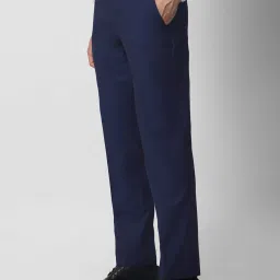 Van Heusen Navy Slim Fit Trousers image 3