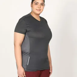 Chkokko Grey Plain T-Shirt image 3