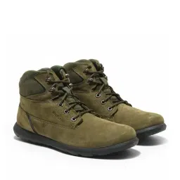 Woodland Men's Olive Green Casual Boots image 2