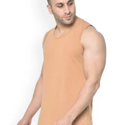 SLOWLORIS Pack Of 2 Printed Combed Cotton Gym Vests image 5