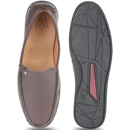 V8 By Ruosh Men's Lyon Brown Loafers image 3