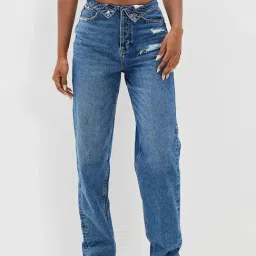 American Eagle Blue Plain Jeans-picture-47