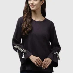 Cayman Violet Self Design Sweatshirt-image-21