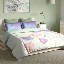 DDecor Primary White 136 TC Comforter - Set of 1 image 1