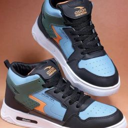 Asian Men's Multicolor Ankle High Sneakers-picture-5
