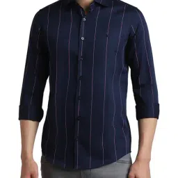 Simon Carter London Navy Slim Fit Shirt-picture-12