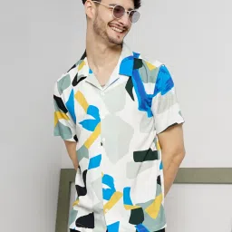 celio celio* Multicolor Regular Fit Printed Shirt image 3