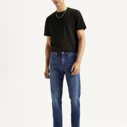 Levi's 512 Blue Cotton Slim Fit Jeans image 3