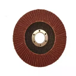 Fulcrum Flap Disc 5 Inch Dia x 80 Grit for Grinding Polishing and Buffing, IBFD580 (Pack of 10 Pcs) image 1