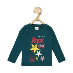 allen solly junior Allen Solly Kids Green Printed Full Sleeves T-Shirt-picture-19