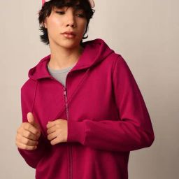 Only Magenta Regular Fit Hoodie-picture-31