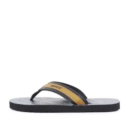 Sparx Men's Black Flip Flops image 3