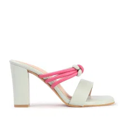 Carlton London Women's Sky Blue Casual Sandals image 3