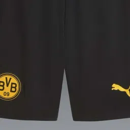 Puma Black Regular Fit Printed Sports Shorts image 5