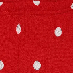 Juniors by Lifestyle Girls Red Self Pattern Leggings image 3